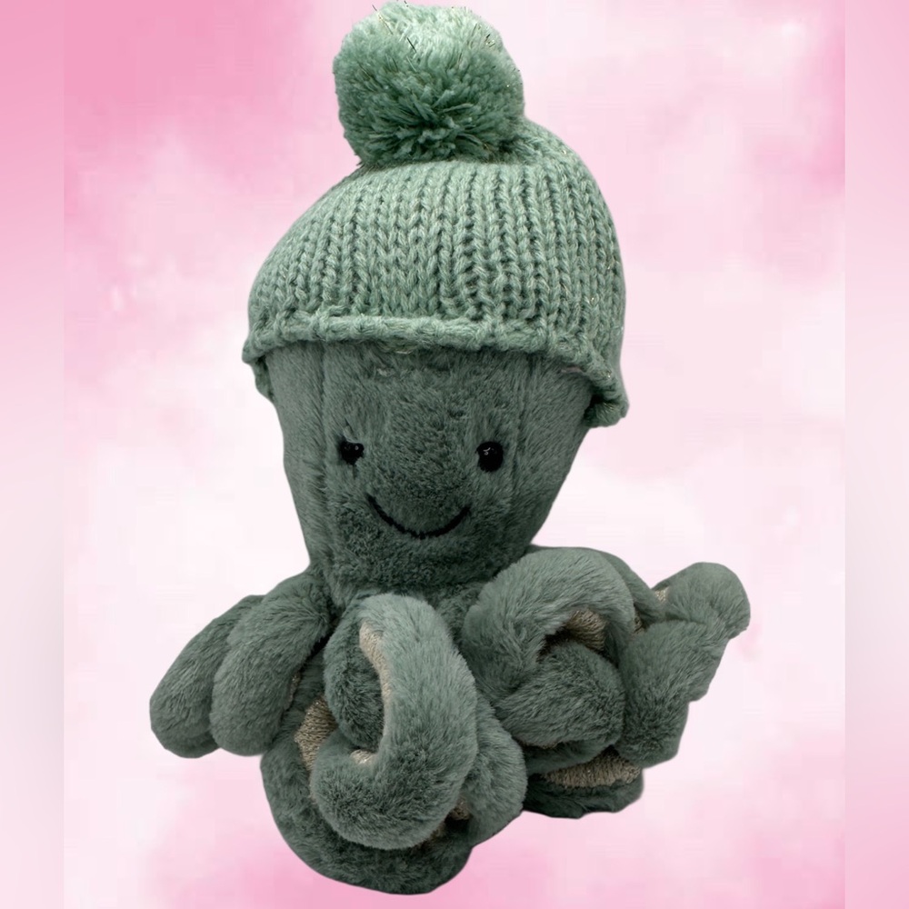 Jellycat London Cozi Odyssey Octopus Plush 9" Retired Excellent Condition HTF